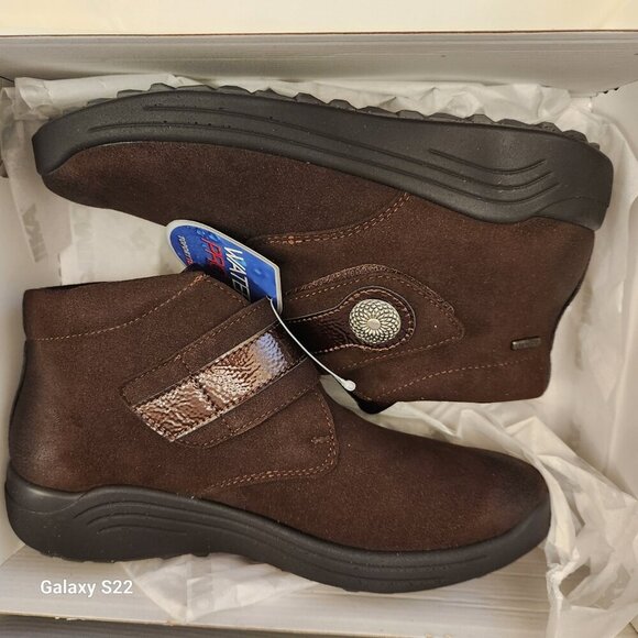 Romika MADERA - Ankle boots Brown Suede/ Patent Leather Size 36. NIB. US 5-5.5 - Picture 11 of 12